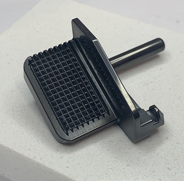 SLide Stop Thumb Rest for 2011 Pistol, Non-Sli[ Stippling with DLC Black Finish from Zadik Precision.